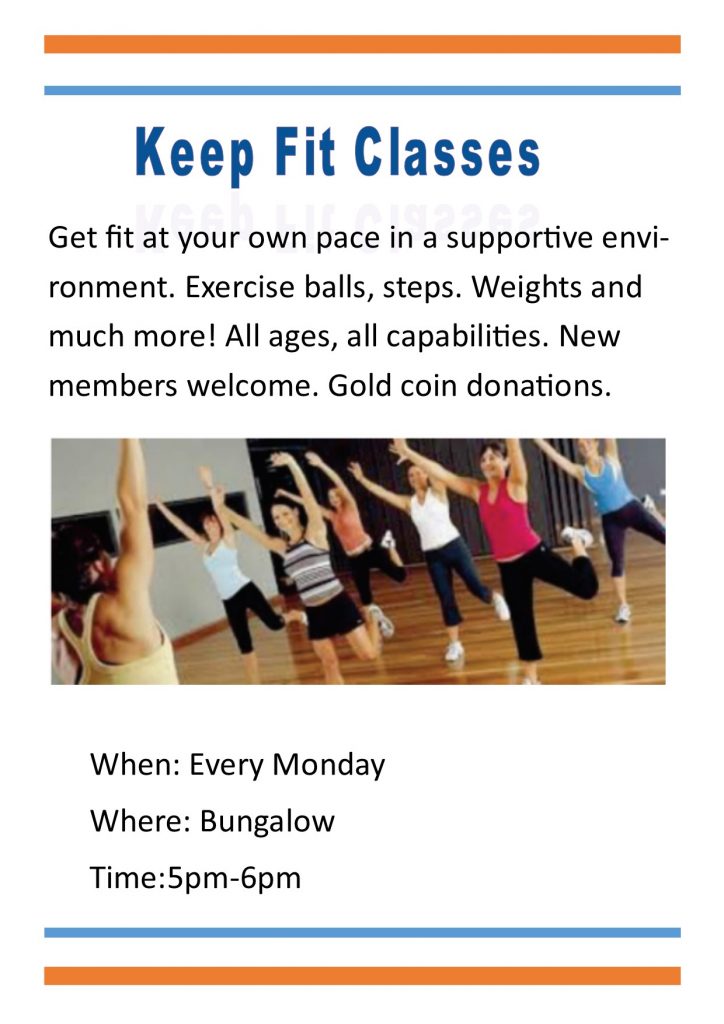 Keep Fit Classes St Helens Neighbourhood House